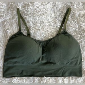 Army Green Lounge Bra